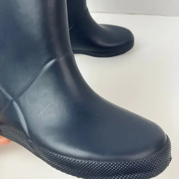 Hunter Kids First Classic Rain Boots In Navy Size 13B/1G GUC Unisex - Picture 9 of 16